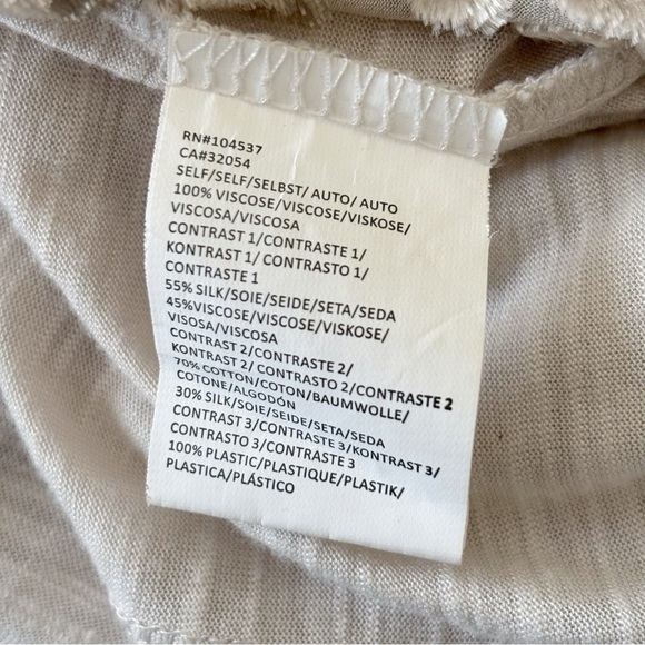 Anthropologie Tiny Top Sequin Velvet Animal Print - Picture 7 of 9